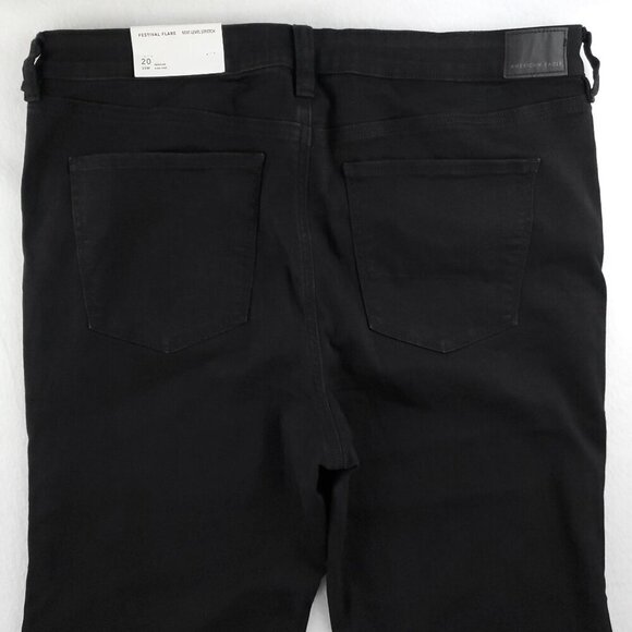American Eagle Festival Flare Jeans High Rise Button Fly Stretch "20" 38x30 NWT - Picture 12 of 12